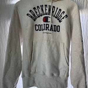 Champion Gray Breckenridge Colorado Sweatshirt